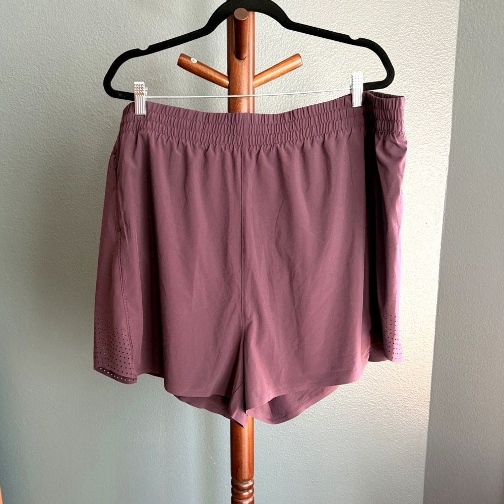 Athleta Hustle 3” Short – Plum Purple Athletic Running Short 3X